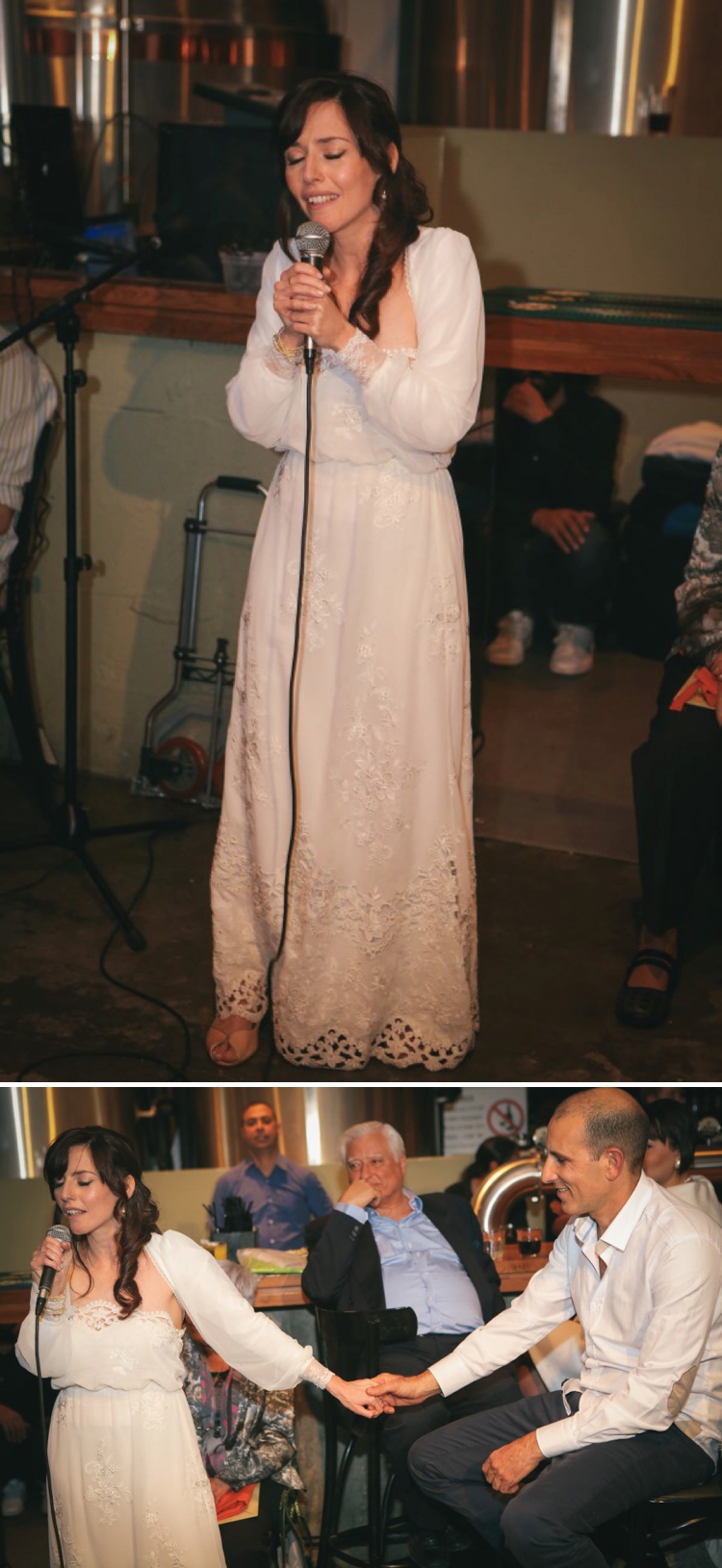 Beer factory wedding