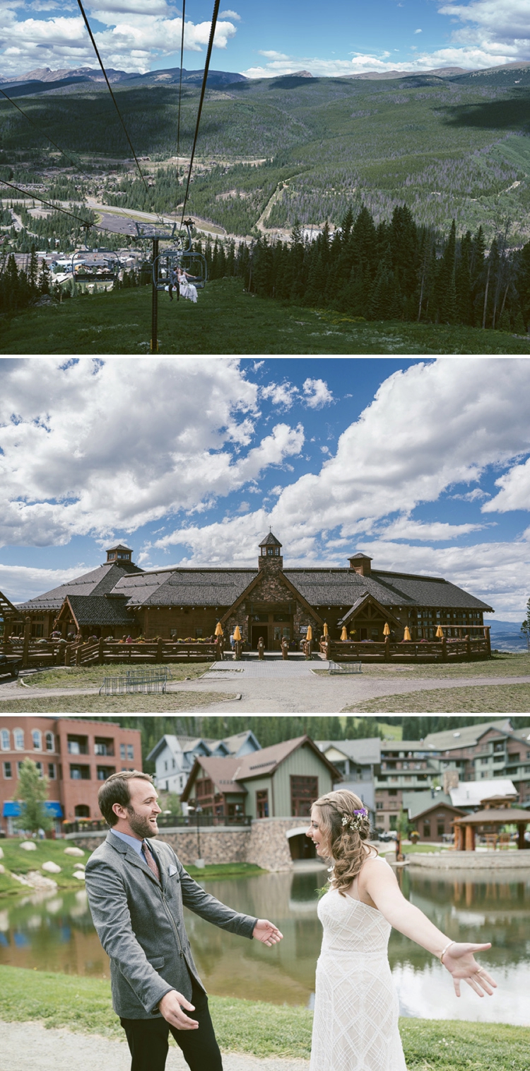 Colorado mountain Jewish wedding