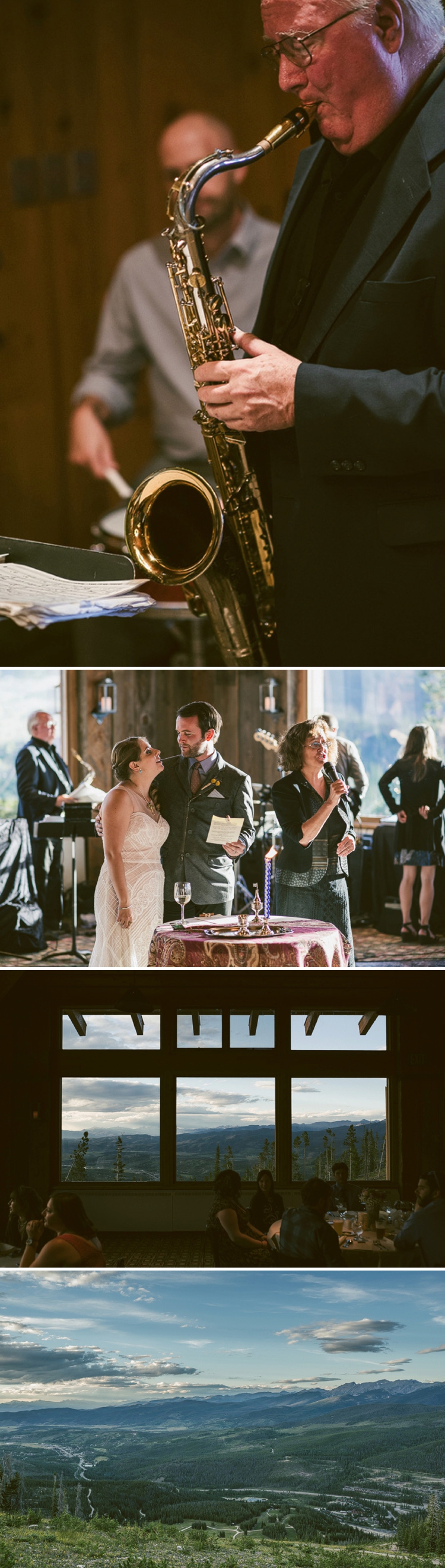Colorado mountain Jewish wedding
