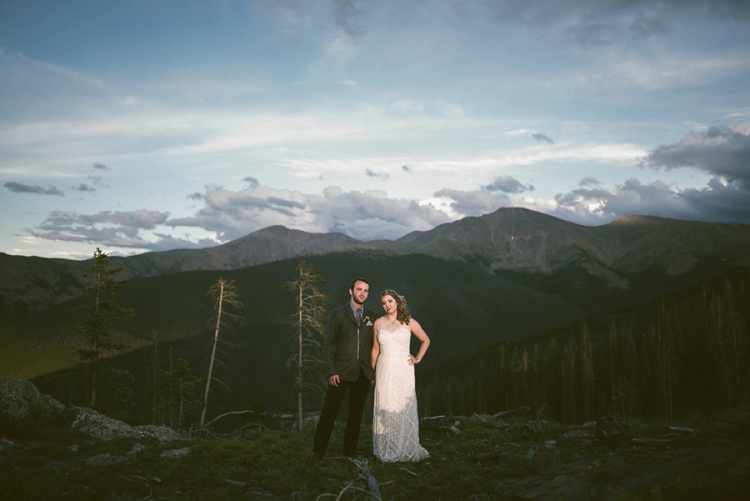 Colorado mountain Jewish wedding
