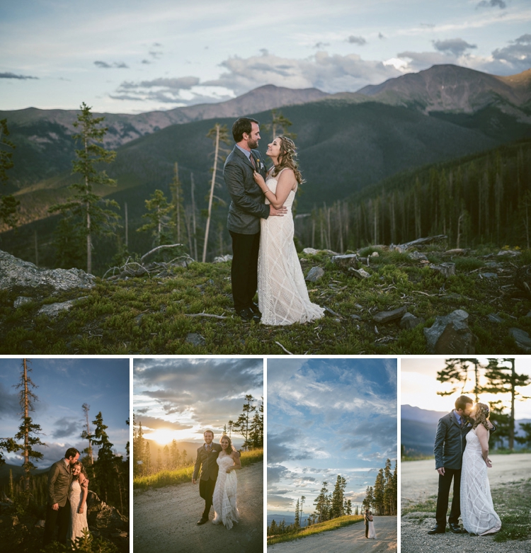 Colorado mountain Jewish wedding