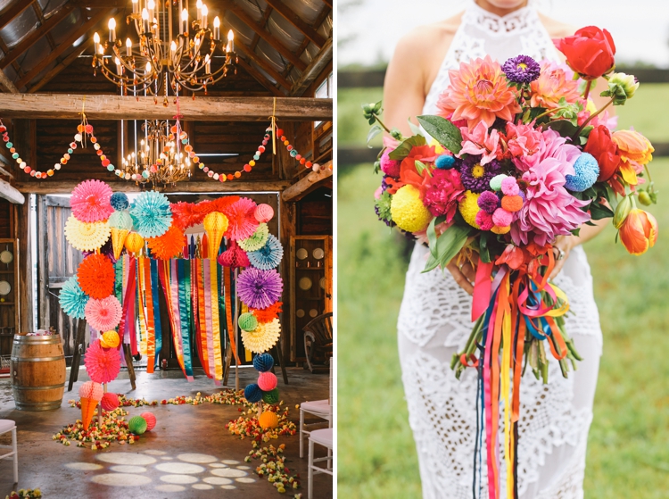 Ribbon chuppah