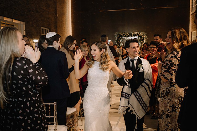 Jewish wedding Hackney Town Hall London UK