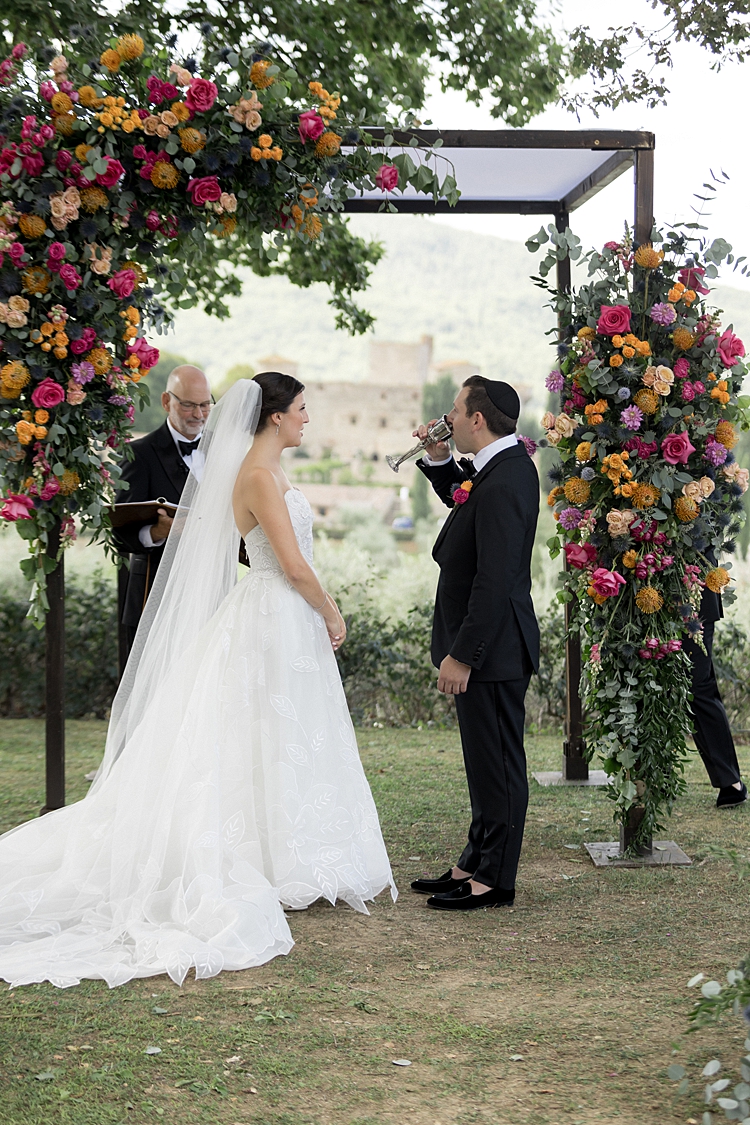 Danielle and Greg, Castello di Meleto in Gaiole, Chianti,Tuscany, Italy
