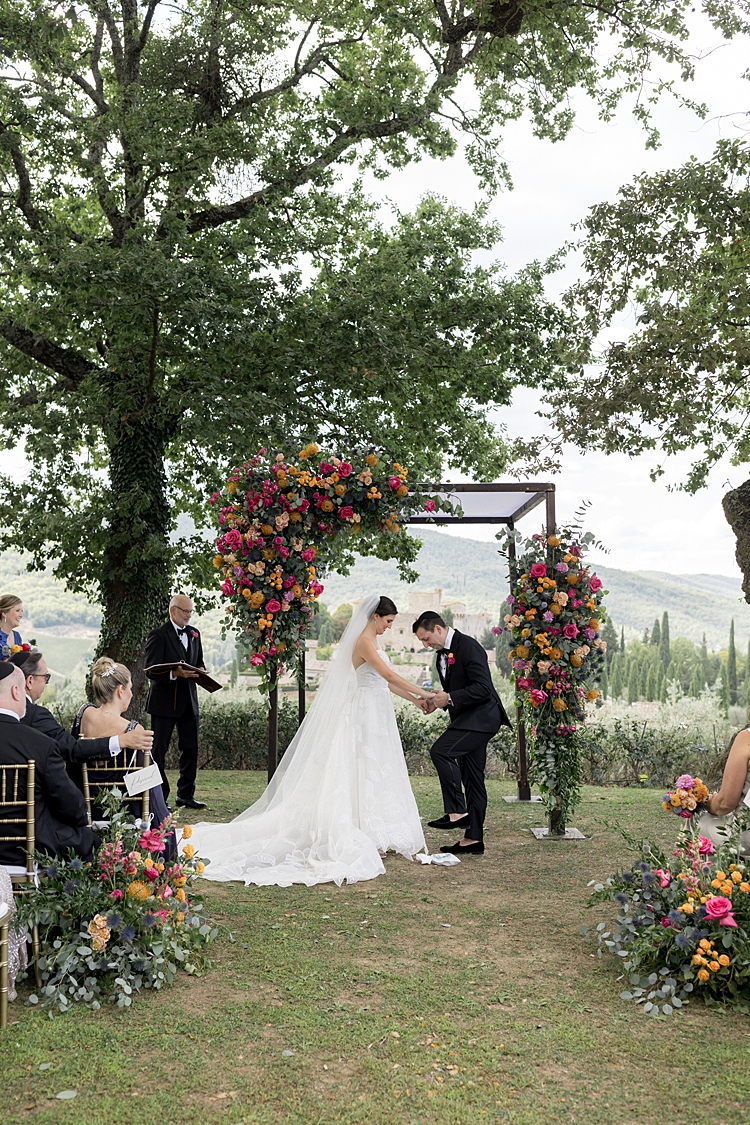 Danielle and Greg, Castello di Meleto in Gaiole, Chianti,Tuscany, Italy