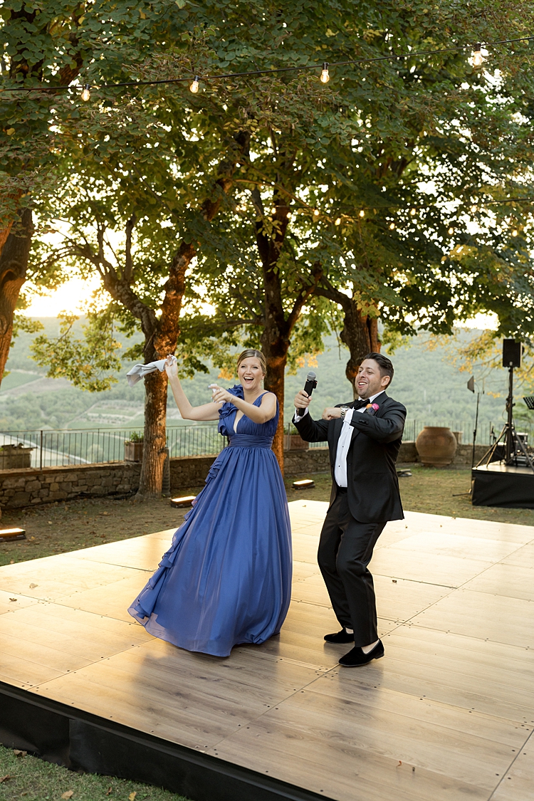 Danielle and Greg, Castello di Meleto in Gaiole, Chianti,Tuscany, Italy