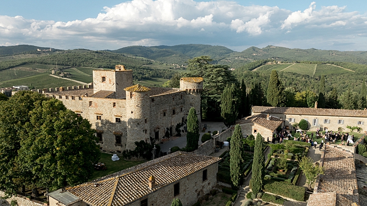 Danielle and Greg, Castello di Meleto in Gaiole, Chianti,Tuscany, Italy