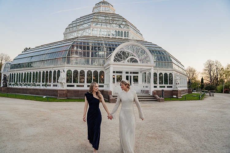 Danielle and Paul, Palm House Sefton Park, Liverpool, England