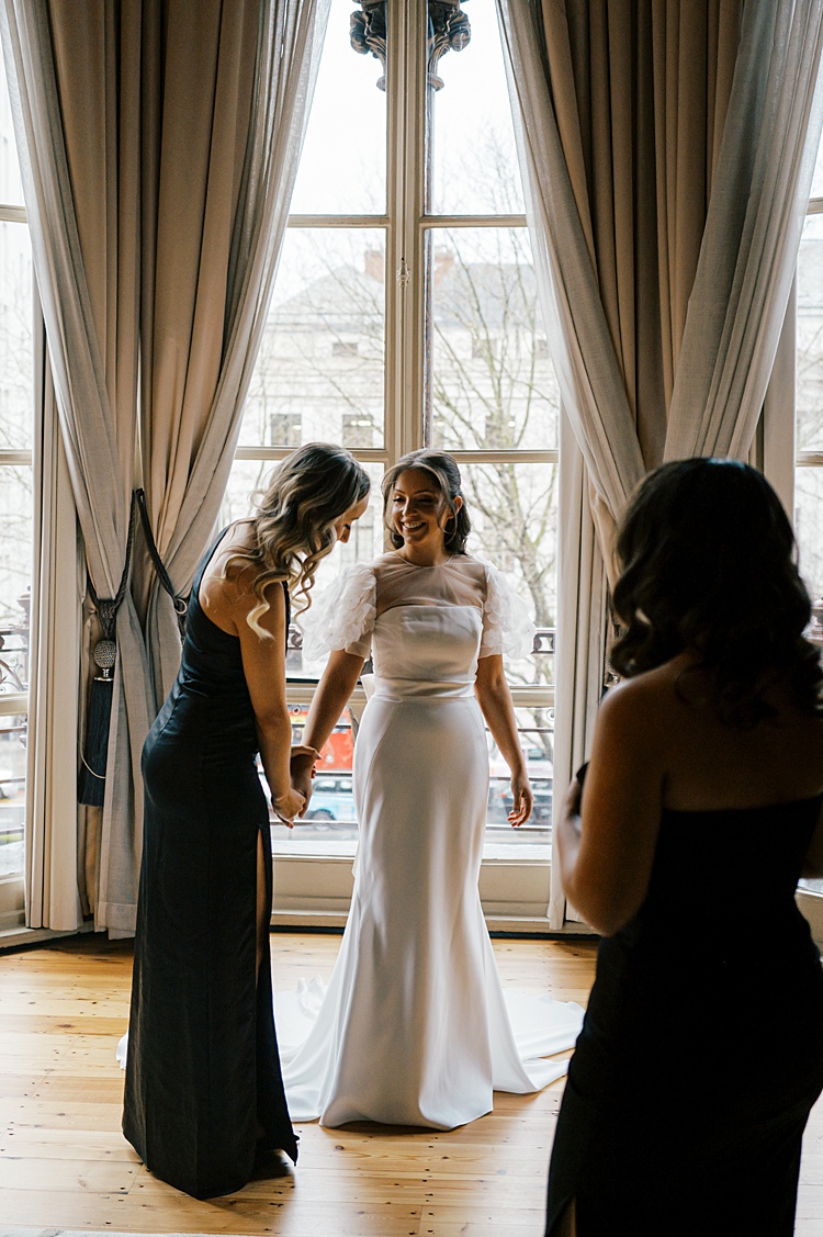 Gaby and Brad, St Pancras Renaissance, London, UK