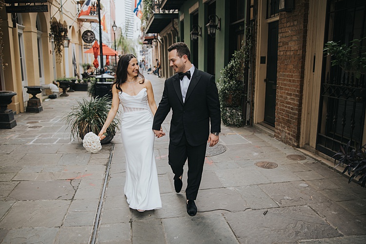 Danielle and Drew, Latrobe's on Royal, New Orleans, USA