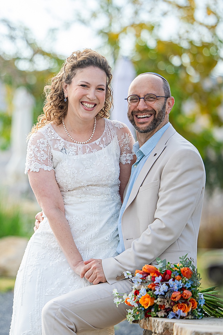 Noa and Laurence, Psagot Winery, Sha'ar Binyamin, Israel