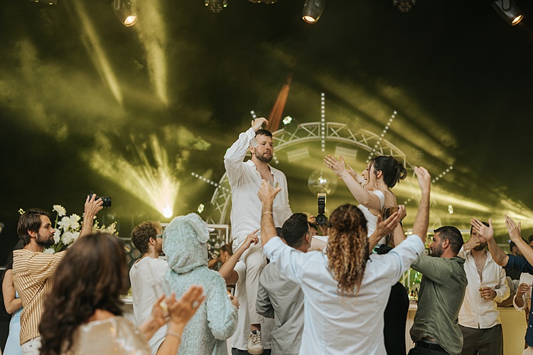 Kelly and Guy, Al HaYam, Sdot Yam, Israel