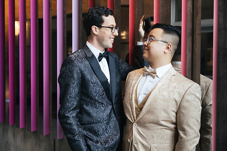 Adam and Thien, Hall of State in Fair Park, Dallas, Texas, USA