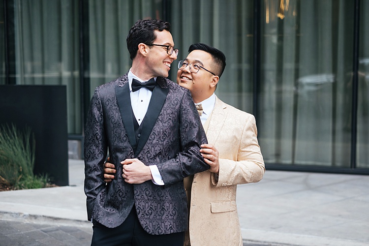 Adam and Thien, Hall of State in Fair Park, Dallas, Texas, USA