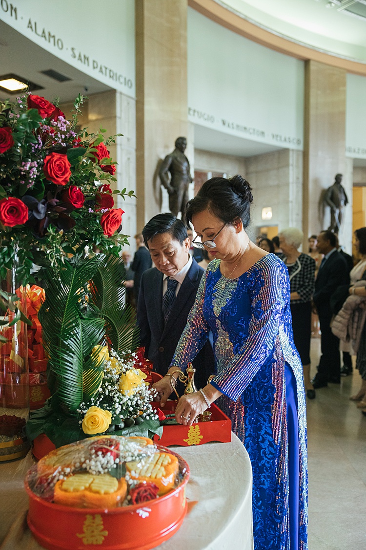 Adam and Thien, Hall of State in Fair Park, Dallas, Texas, USA