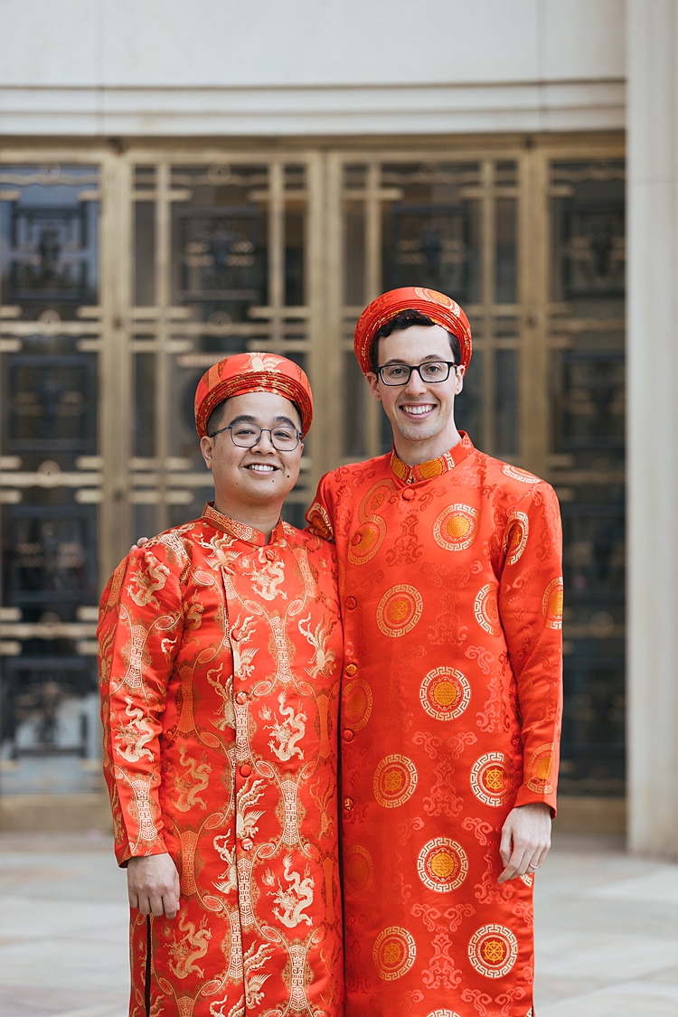 Adam and Thien, Hall of State in Fair Park, Dallas, Texas, USA