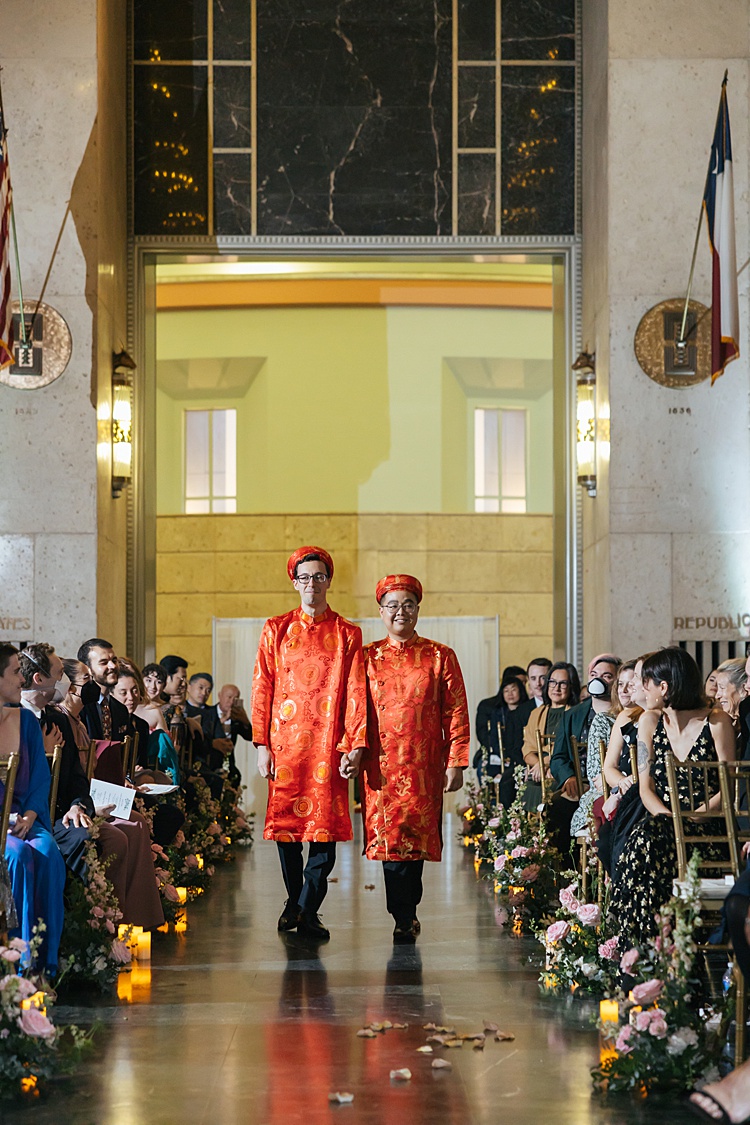 Adam and Thien, Hall of State in Fair Park, Dallas, Texas, USA
