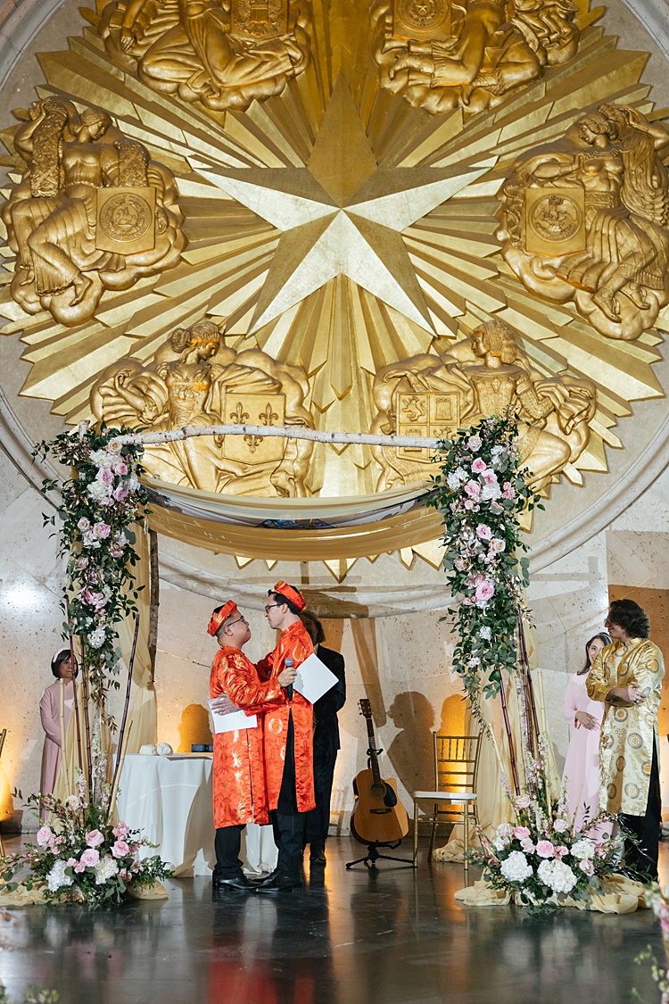 Adam and Thien, Hall of State in Fair Park, Dallas, Texas, USA