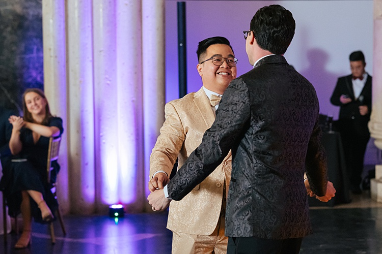 Adam and Thien, Hall of State in Fair Park, Dallas, Texas, USA