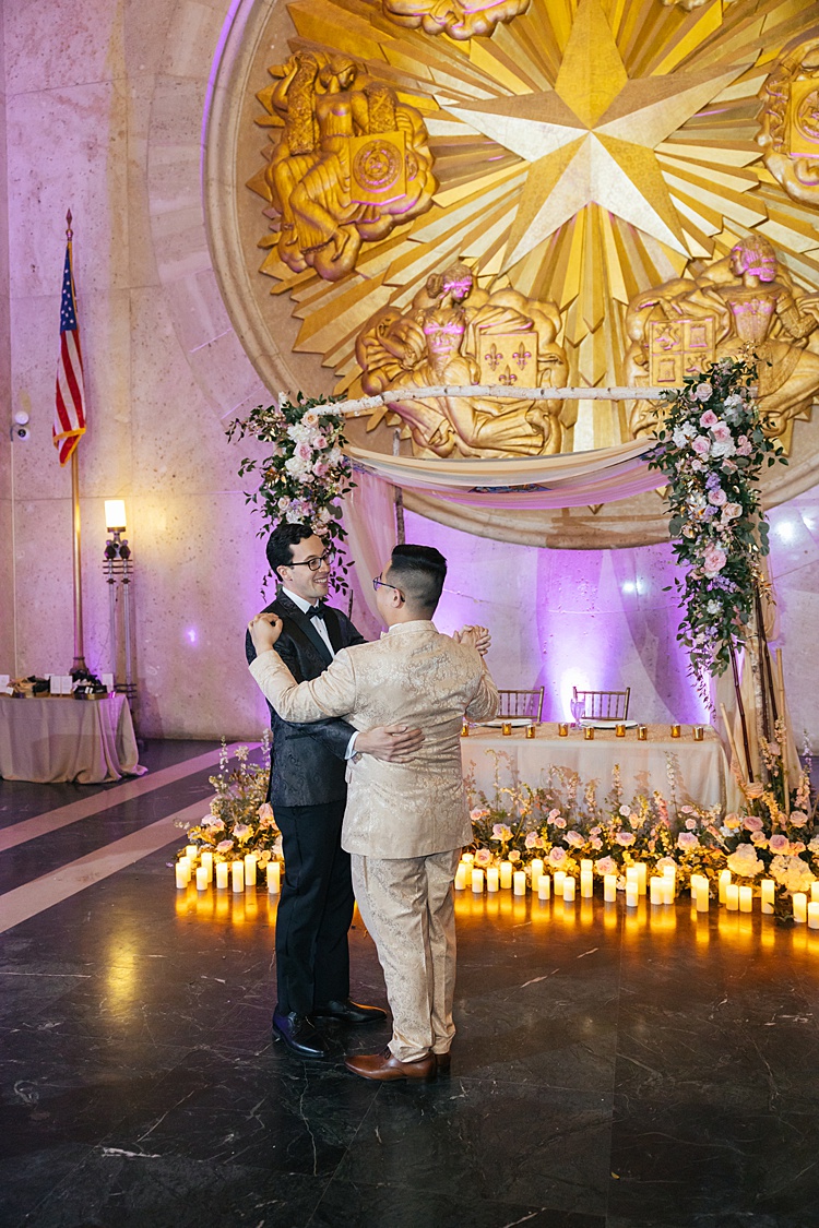 Adam and Thien, Hall of State in Fair Park, Dallas, Texas, USA