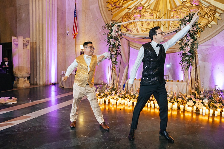 Adam and Thien, Hall of State in Fair Park, Dallas, Texas, USA