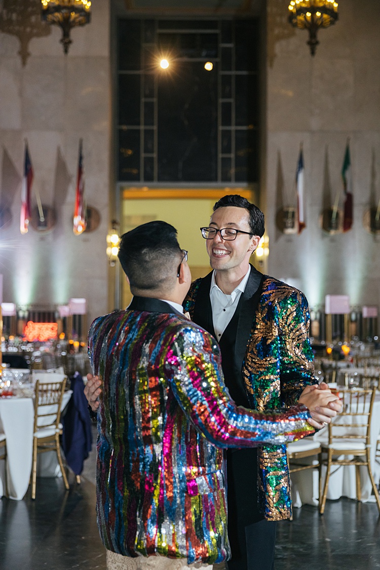 Adam and Thien, Hall of State in Fair Park, Dallas, Texas, USA