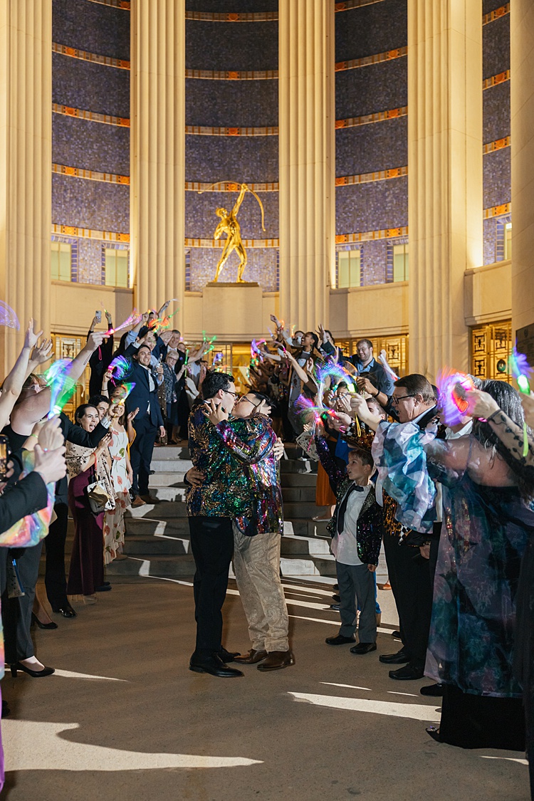 Adam and Thien, Hall of State in Fair Park, Dallas, Texas, USA
