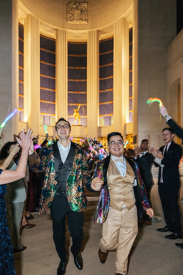 Adam and Thien, Hall of State in Fair Park, Dallas, Texas, USA