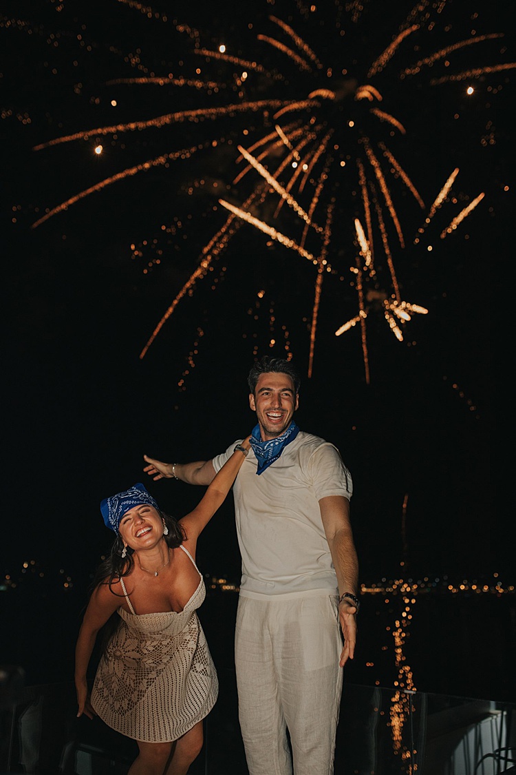Adi and Amit, Nikki Beach Porto Heli, Porto Cheli, Greece