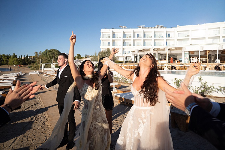 Adi and Amit, Nikki Beach Porto Heli, Porto Cheli, Greece