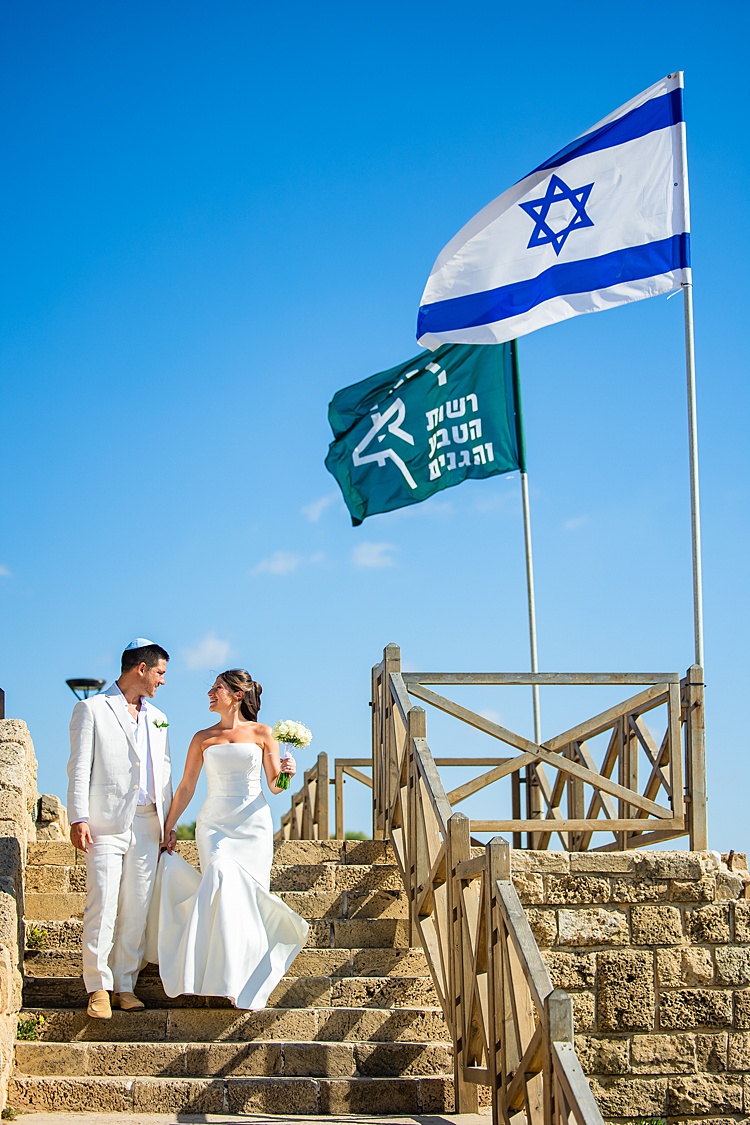 Diana and Craig, Caesar Yam, Caesarea, Israel