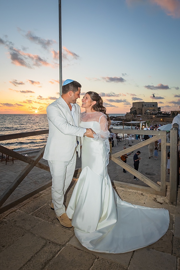 Diana and Craig, Caesar Yam, Caesarea, Israel