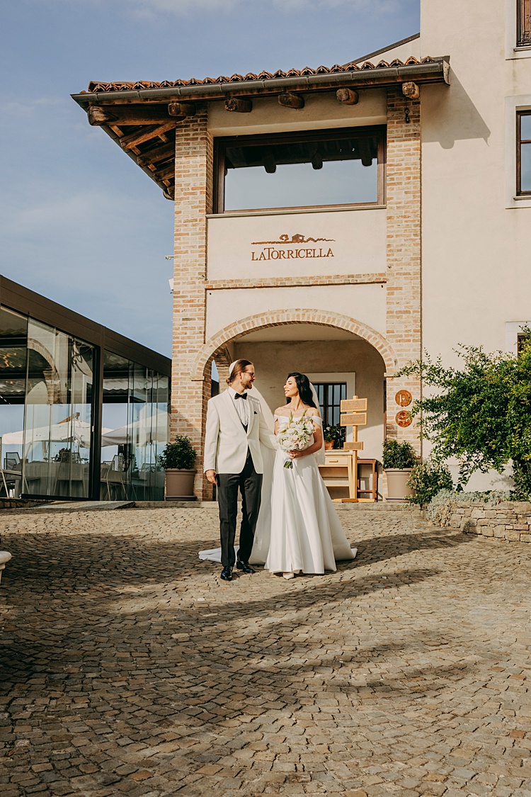 Deborah and Stephan, La Torricella, Monforte d’Alba, Italy
